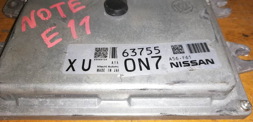 A56-F61 БЛОК УПР. ДВС Nissan Note 1