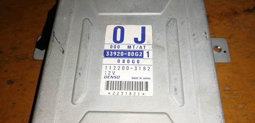 33920-80G2 БЛОК УПР. ДВС Suzuki Swift 1