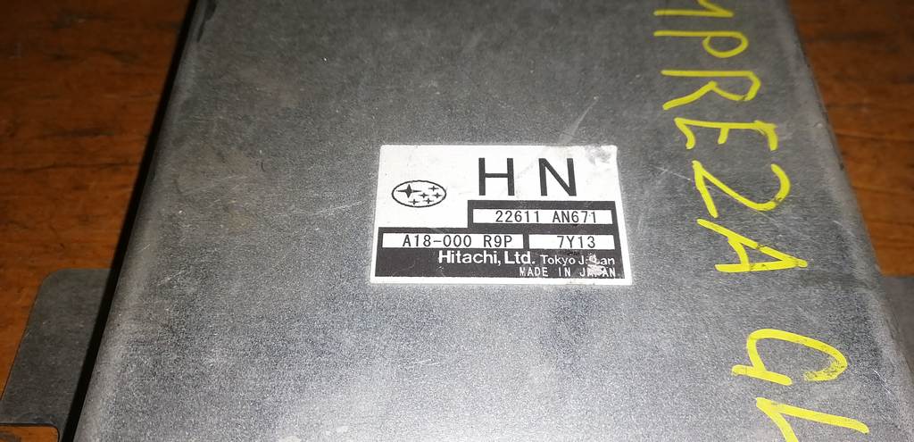 22611 AN671 БЛОК УПР. ДВС Subaru Impreza 1