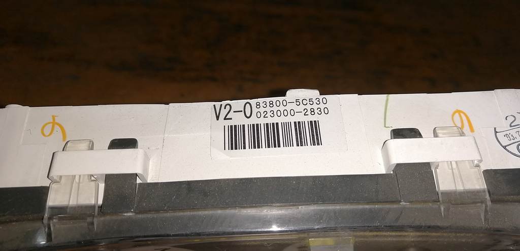 FUNCARGO NCP20 ЩИТОК ПРИБОРОВ 83800-5C530 Toyota Funcargo 1