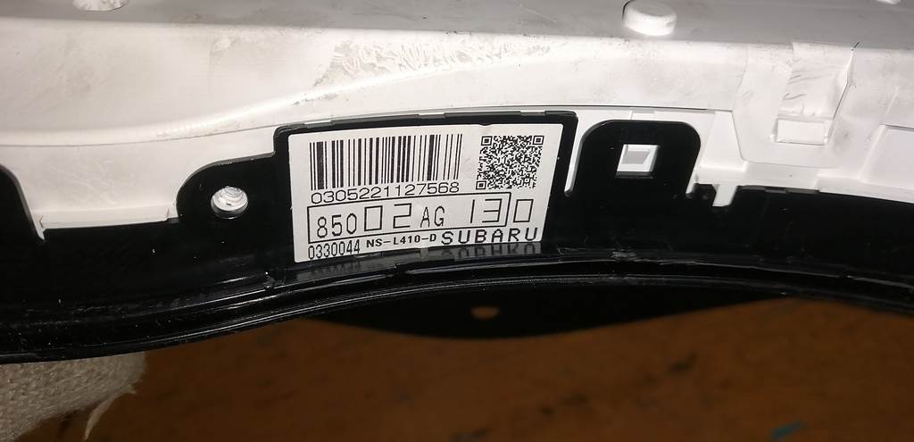 LEGACY BP5 ЩИТОК ПРИБОРОВ 85002AG130 Subaru Legacy 1