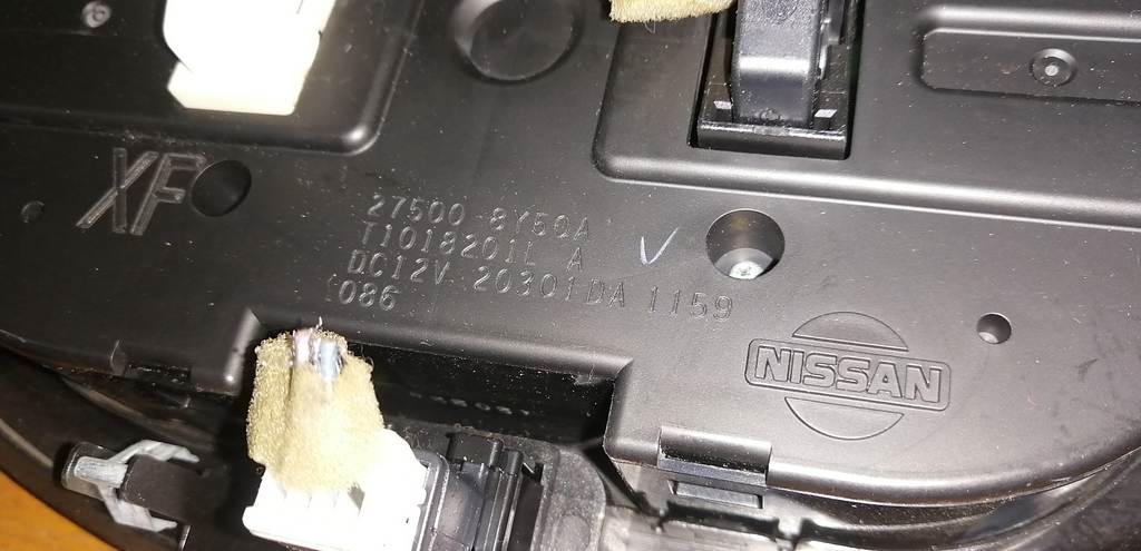 климат-контроль Nissan Note 3