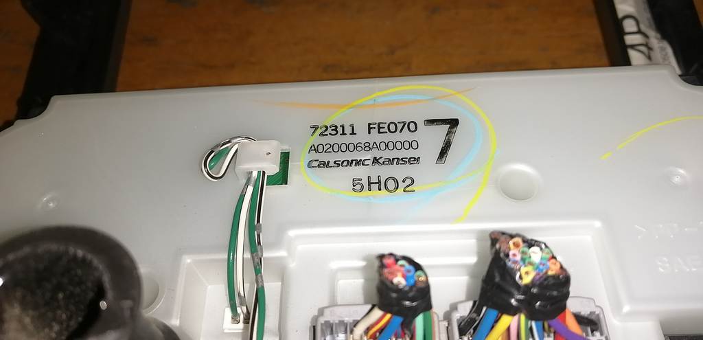 климат-контроль Subaru Impreza 3