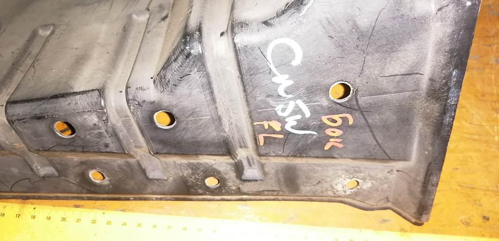 OUTLANDER CW5W ЗАЩИТА ДВС ПЕРЕДНЯЯ ЛЕВАЯ БОК Mitsubishi Outlander 1