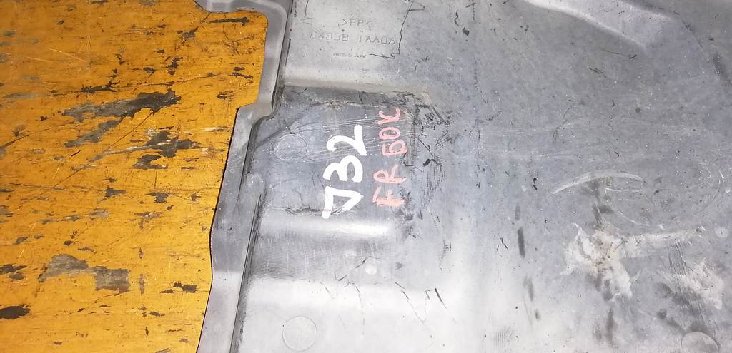 TEANA J32 ЗАЩИТА ДВС ПЕРЕДНЯЯ ПРАВАЯ БОК Nissan Teana 1