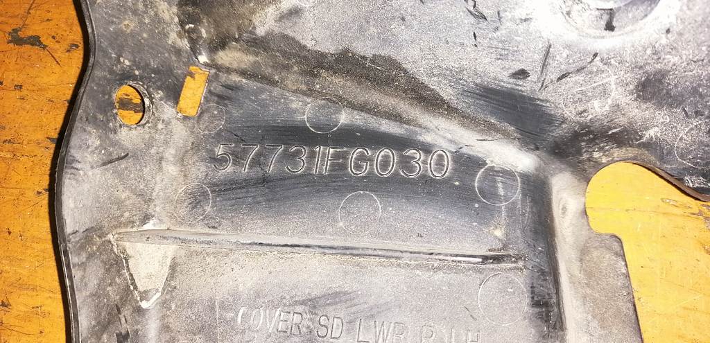 подкрылок Subaru Impreza 3