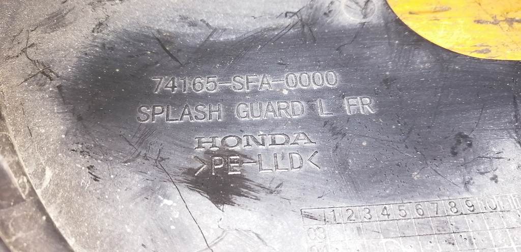 ZEST JE1 ЗАЩИТА ДВС 74165-SFA-0000 Honda Zest 1