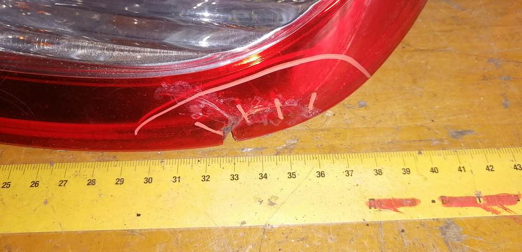 TEANA J31 СТОП ПРАВЫЙ 4969 ДЕФЕКТ Nissan Teana 1