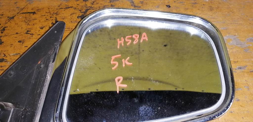 PAJERO MINI H58A ЗЕРКАЛО ПРАВОЕ 5К. Mitsubishi Pajero Mini 1