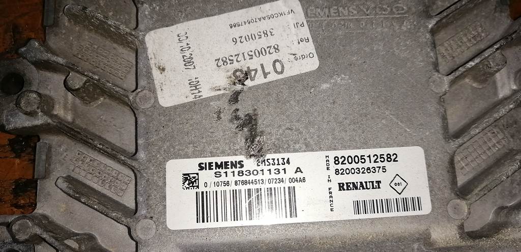 S118301131 A БЛОК УПР. ДВС Renault Kangoo 1