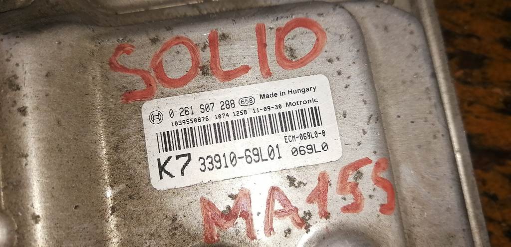 33910-69L01 БЛОК УПР. ДВС Suzuki Solio 1