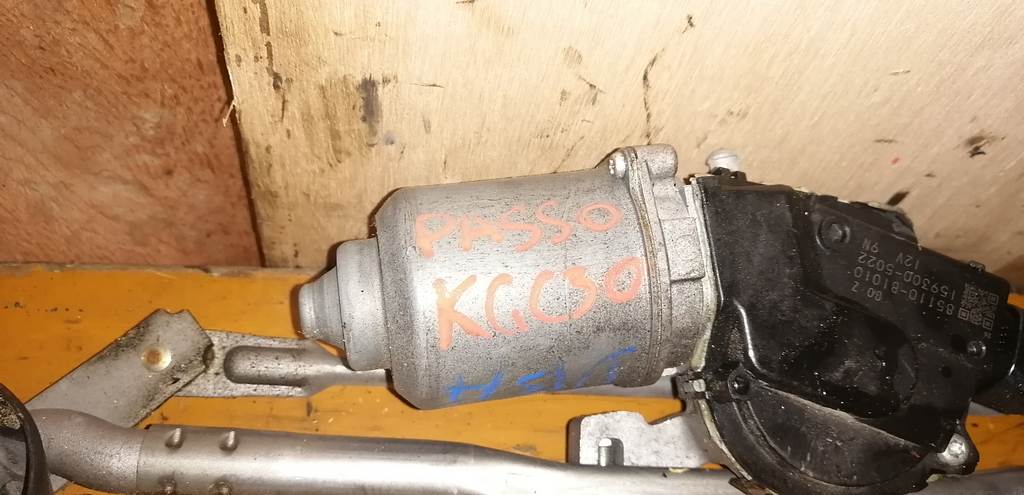 PASSO KGC30 ТРАПЕЦИЯ+МОТОР ДВОРНИКОВ Toyota Passo 1