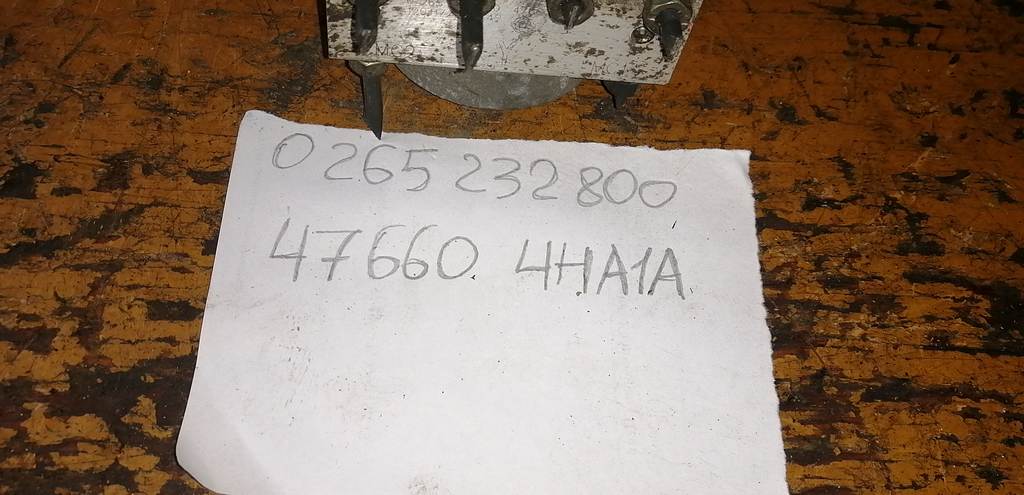 MARCH K13 БЛОК ABS 47660 4HA1A Nissan March 1