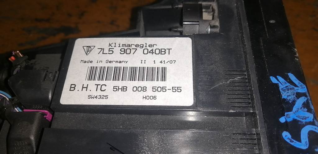 CAYENNE 957 КЛИМАТ-КОНТРОЛЬ 7L5 907 040BT Porsche Cayenne 1