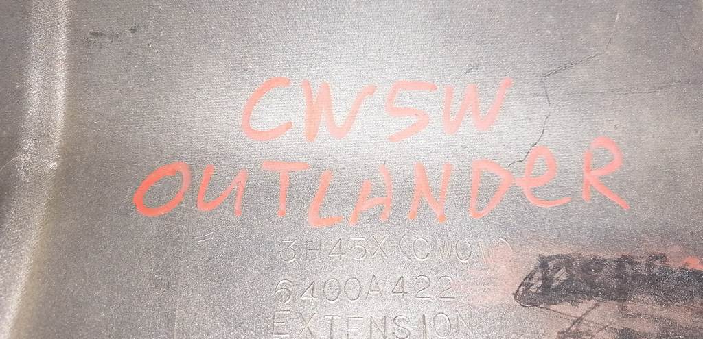OUTLANDER CW5W НАКЛАДКА БАМПЕРА Mitsubishi Outlander 1