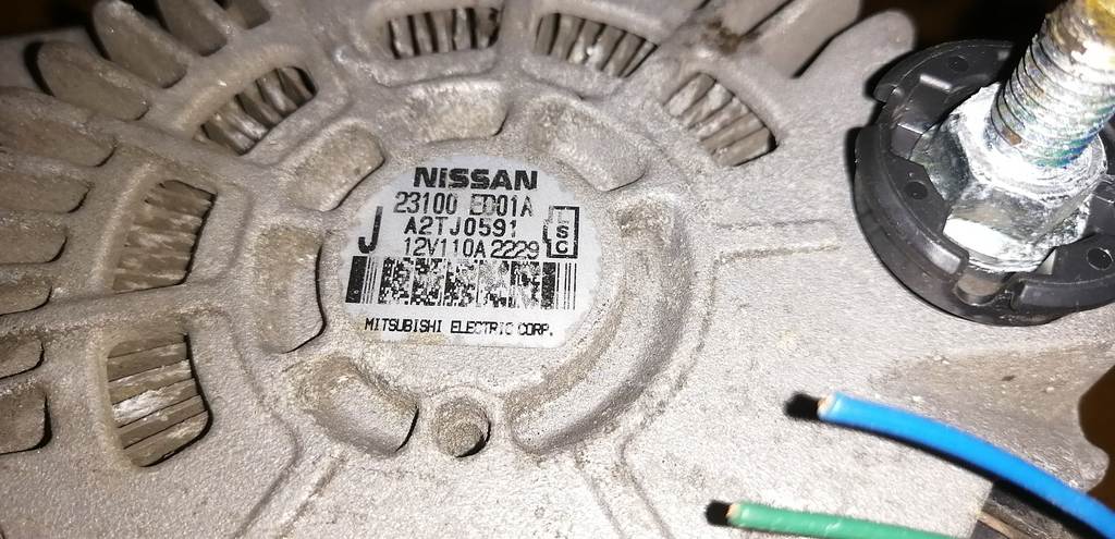 HR15DE ГЕНЕРАТОР 23100 ED01A Nissan Note 4