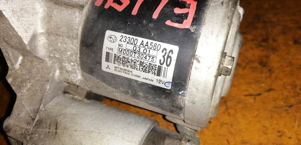Электрооборудование Subaru Impreza 2