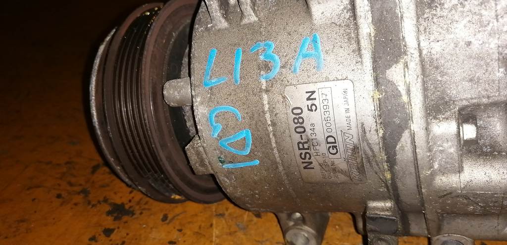 L13A КОМПРЕССОР КОНДИЦИОНЕРА NSR-080 Honda Fit 1