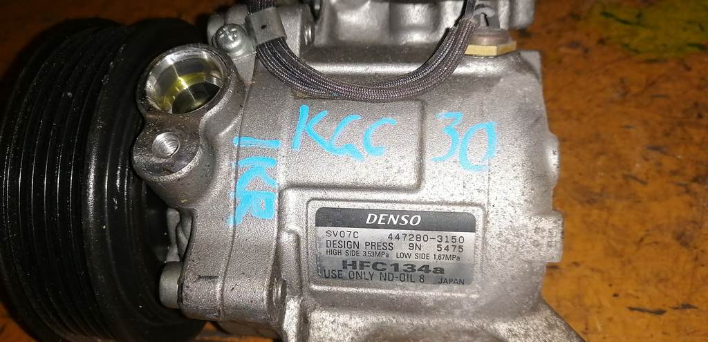1KRFE КОМПРЕССОР КОНДИЦИОНЕРА 447280-3150 Toyota Passo 1