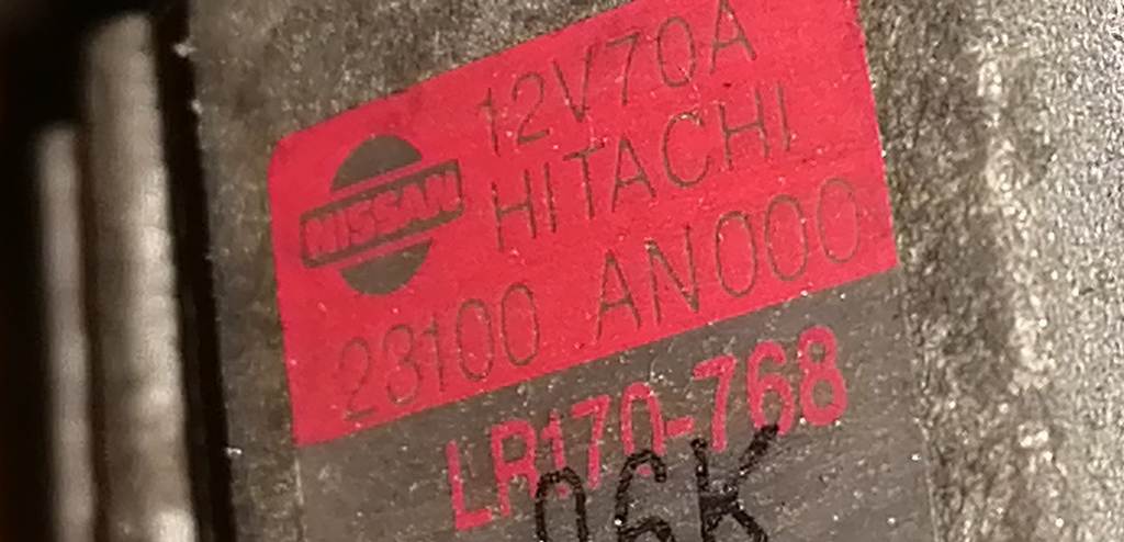 CGA3DE ГЕНЕРАТОР 23100 AN000 Nissan Cube 4