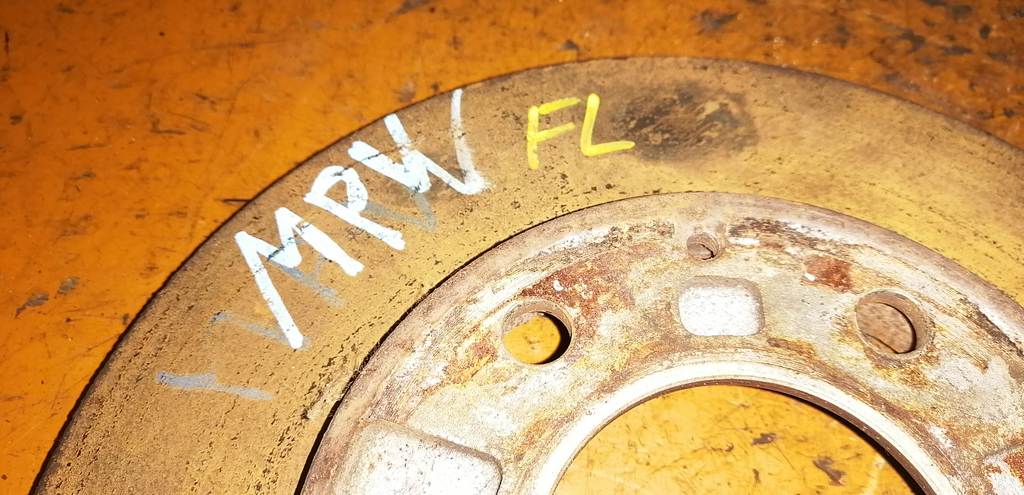 MPV LW5W ДИСК ТОРМОЗНОЙ ПЕРЕДНИЙ Mazda MPV 1