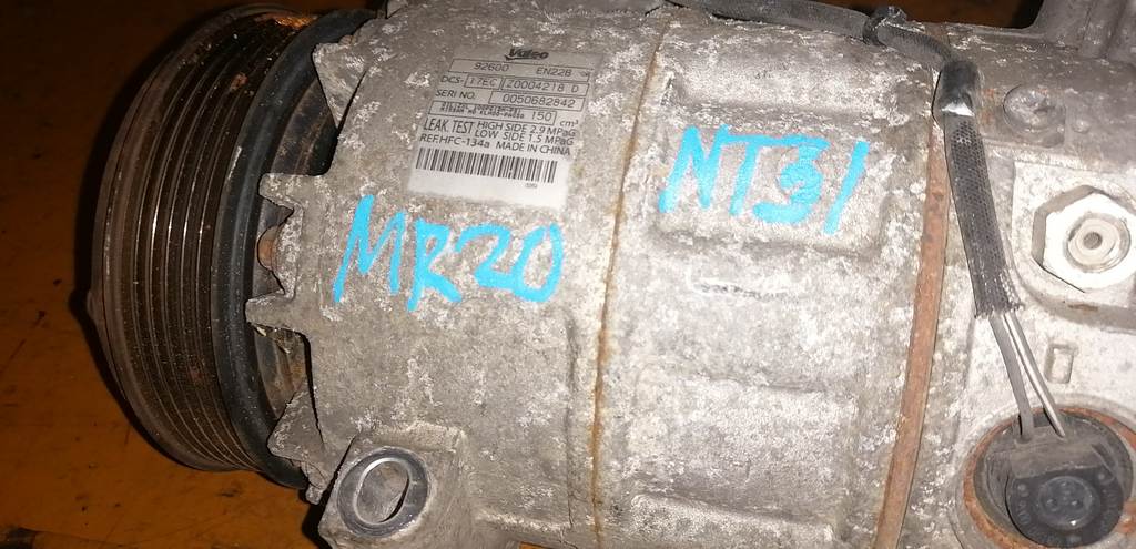 MR20DE КОМПРЕССОР КОНДИЦИОНЕРА 92600 EN22B Nissan X-Trail 1