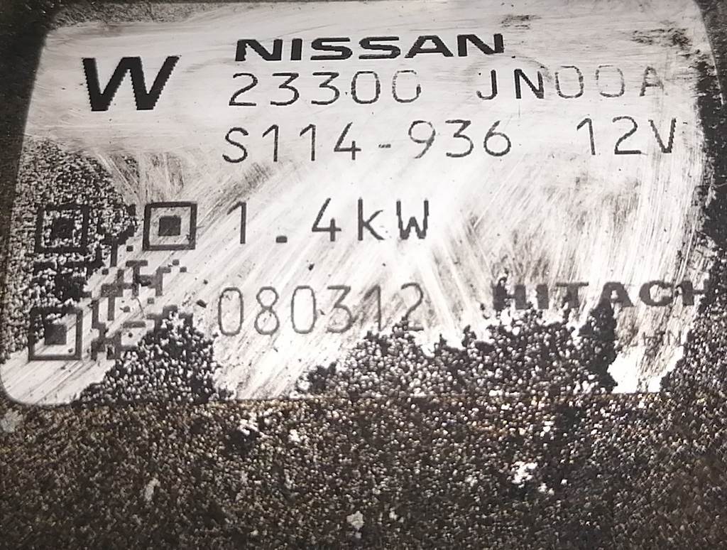стартер Nissan Teana 3