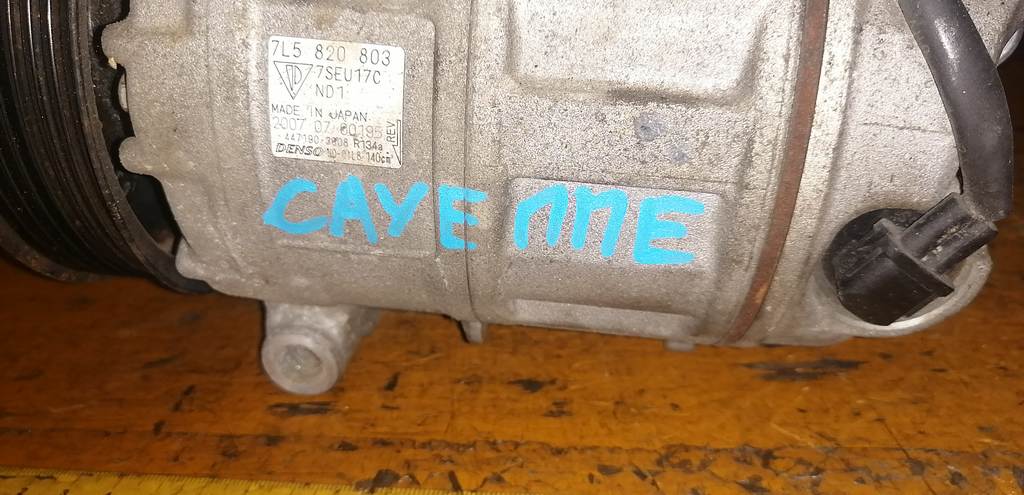 CAYENNE 957 КОМПРЕССОР КОНДИЦИОНЕРА 7L5 820 803 Porsche Cayenne 1
