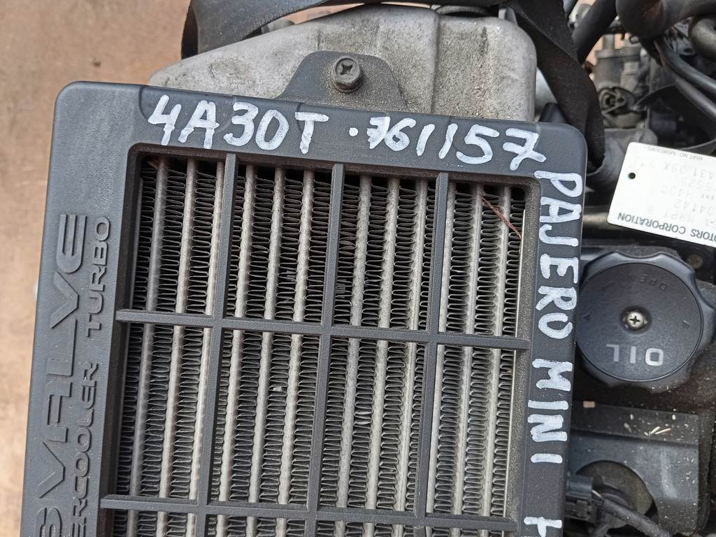 4A30T №761157 ДВИГАТЕЛЬ С НАВЕСНЫМ Mitsubishi Pajero Mini 1