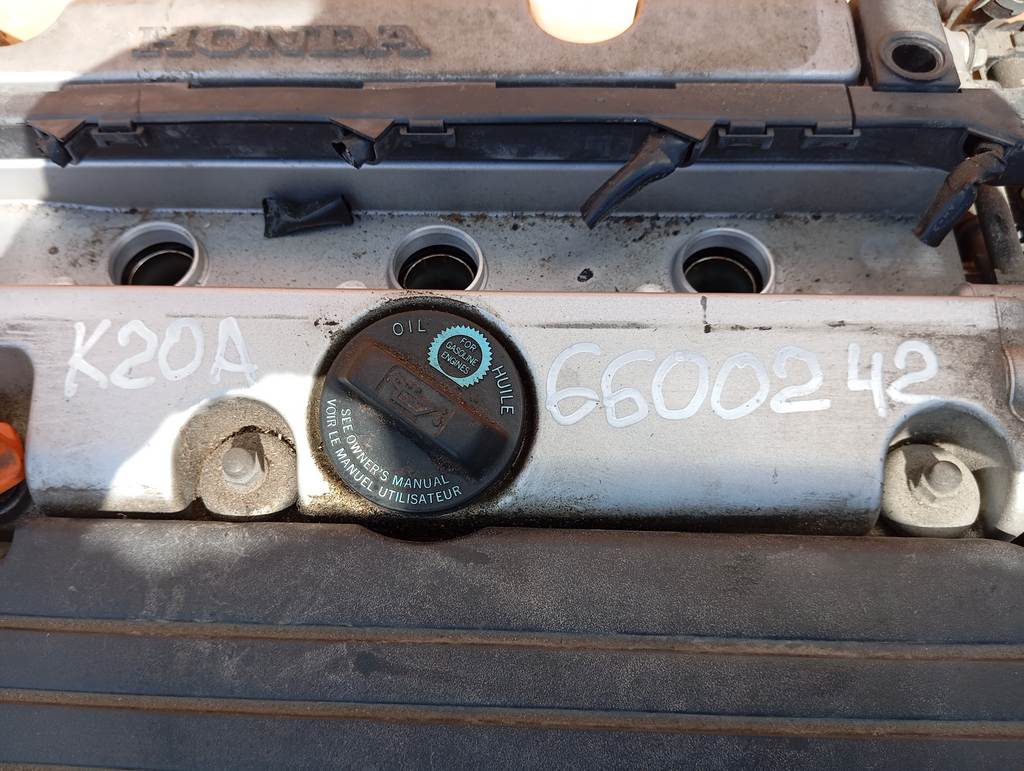 K20A №6600242 ДВИГАТЕЛЬ без навесного Honda Accord 1