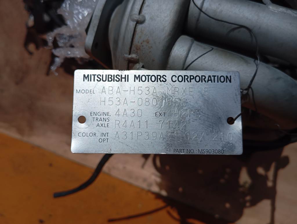 4A30 №842775 ДВИГАТЕЛЬ без навесного Mitsubishi Pajero Mini 4