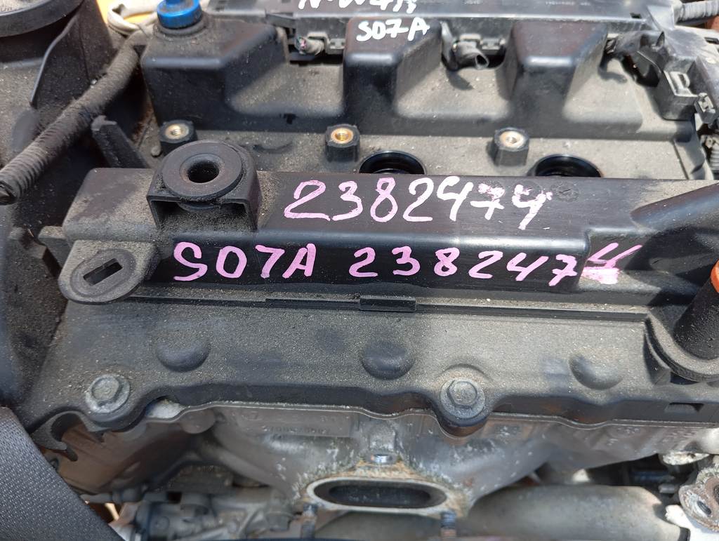 S07A №2382474 ДВИГАТЕЛЬ без навесного Honda N-WGN 1