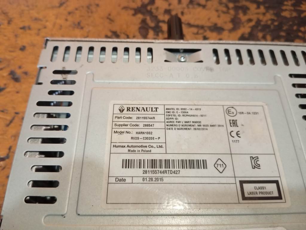 Аудио / видео Renault Kangoo 2