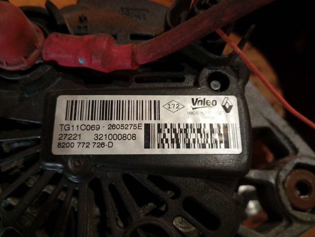 K4M835 ГЕНЕРАТОР TG11C069-2605275E Renault Kangoo 1