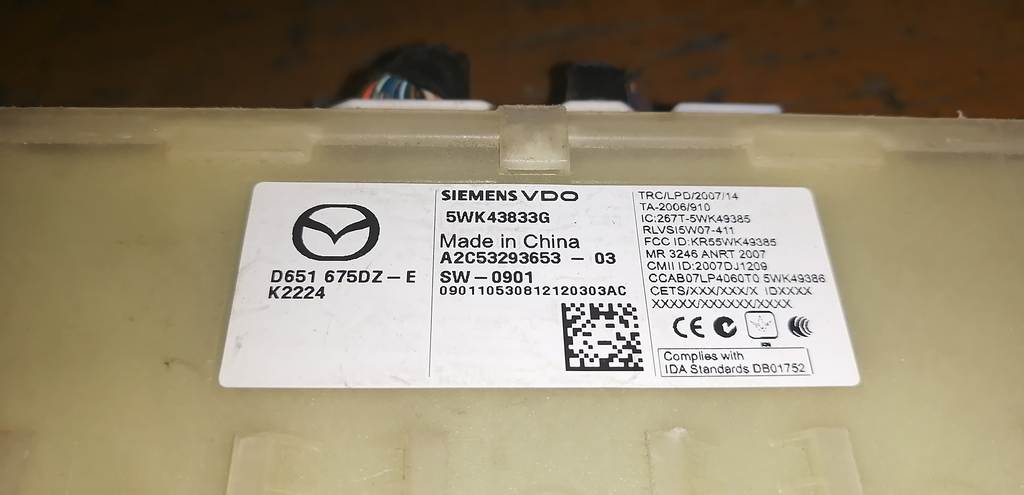 Электрооборудование Mazda Demio 2