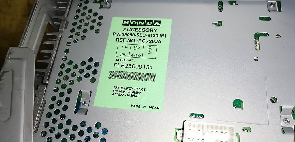 ACCORD CM1 КЛИМАТ-КОНТРОЛЬ 39050-SED-9130, ДЕФЕКТ Honda Accord 4