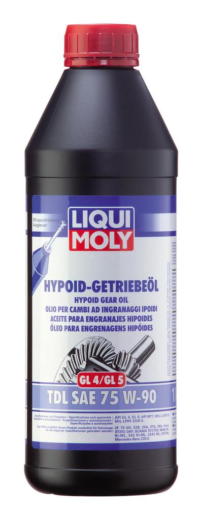 АВТОМАСЛА Трансмиссионное масло Liqui Moly Hypoid-Getriebeoil TDL 75W-90 1л