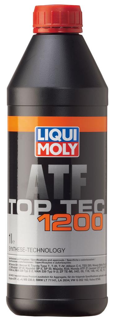 АВТОМАСЛА 7502 Liqui Moly синтетическое масло для АКПП TopTec1200 1л
