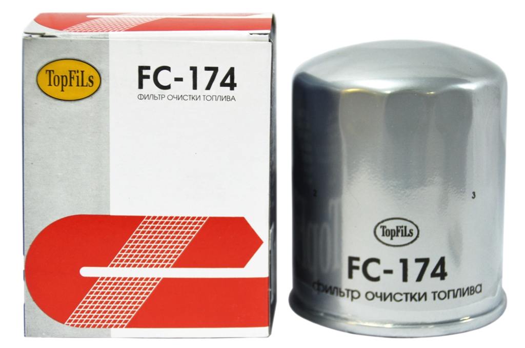 ФИЛЬТРЫ Фильтр топливный TopFils FC- 174 TF01-13-ZA5 Toyota, Mazda, Hino