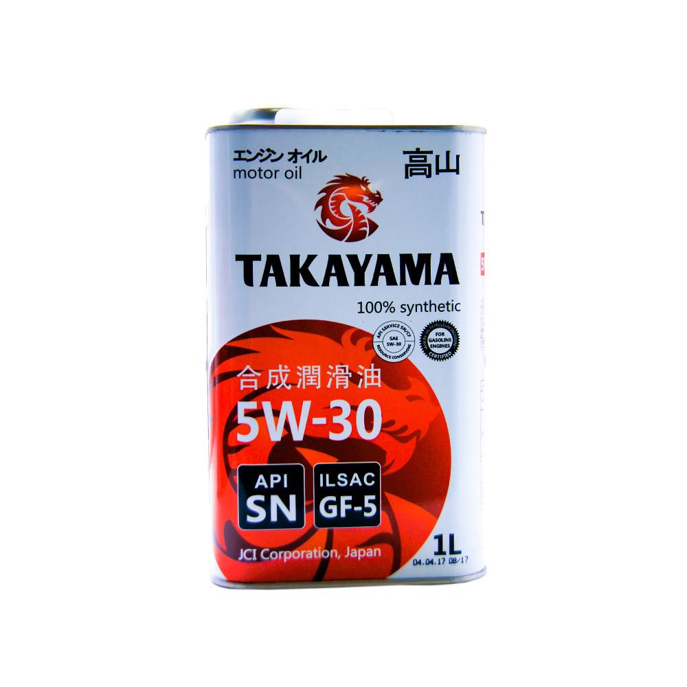 АВТОМАСЛА Масло моторное TAKAYAMA GF-5 SN 5W30 1л.