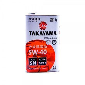 АВТОМАСЛА Масло моторное TAKAYAMA 5 W 40 1л A3/B4