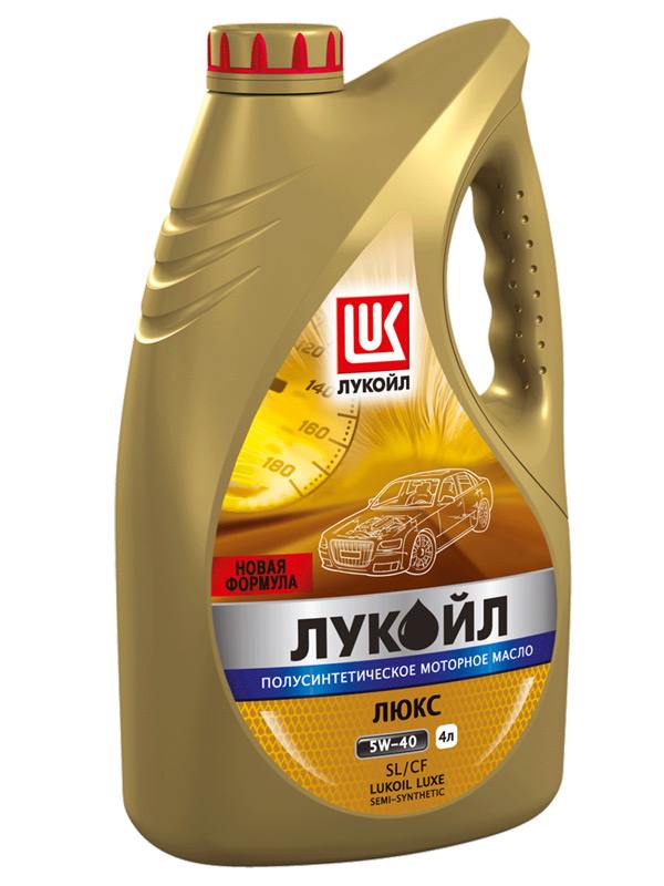 АВТОМАСЛА Моторное масло Лукойл ЛЮКС 5W40 полусинтетика 4л.