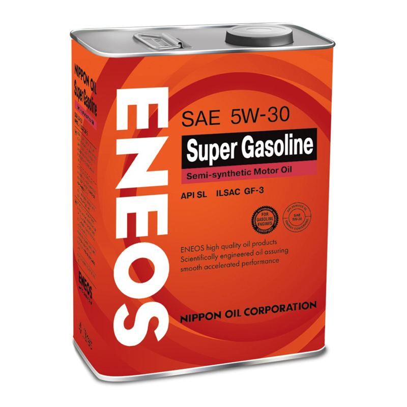 АВТОМАСЛА Полусинтетическое моторное масло ENEOS Super Gasoline 5W30 1л.