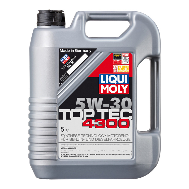 АВТОМАСЛА НС-синтетическое моторное масло Liqui Moly Top Tec 4300 5W-30 5л