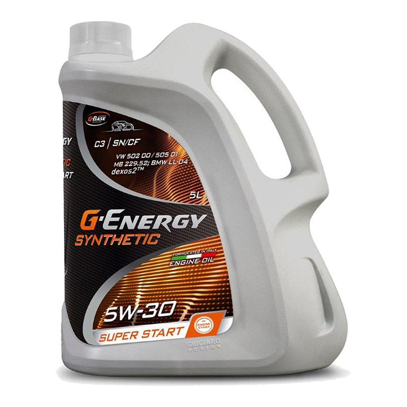 АВТОМАСЛА Моторное масло G-Energy Synth Super Start 5W30 синтетика 4л