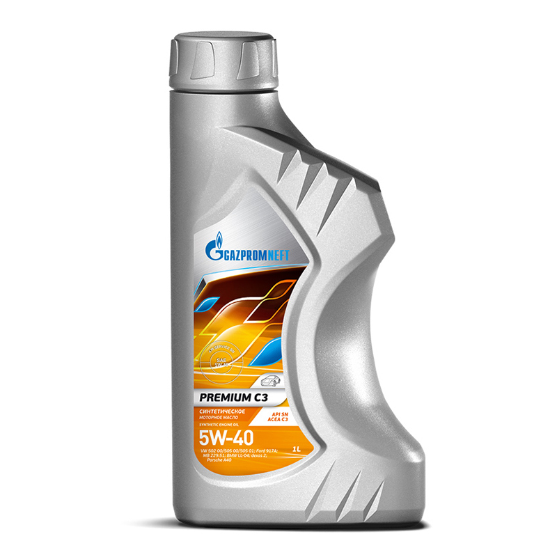 АВТОМАСЛА Моторное масло GAZPROMNEFT Premium C3 5W40 синтетика 1л
