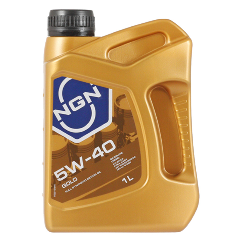 АВТОМАСЛА Масло моторное NGN GOLD 5W40 SN/CF 1л синтетика
