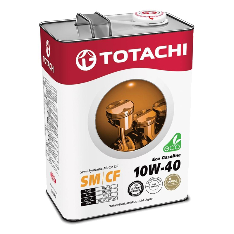 АВТОМАСЛА Масло моторное Totachi Eco Gasoline Semi-Synt 10W40 4л