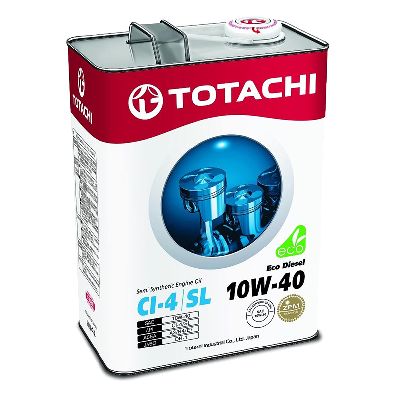 АВТОМАСЛА Масло моторное Totachi Eco Diesel Semi-Synt 10W40 4л