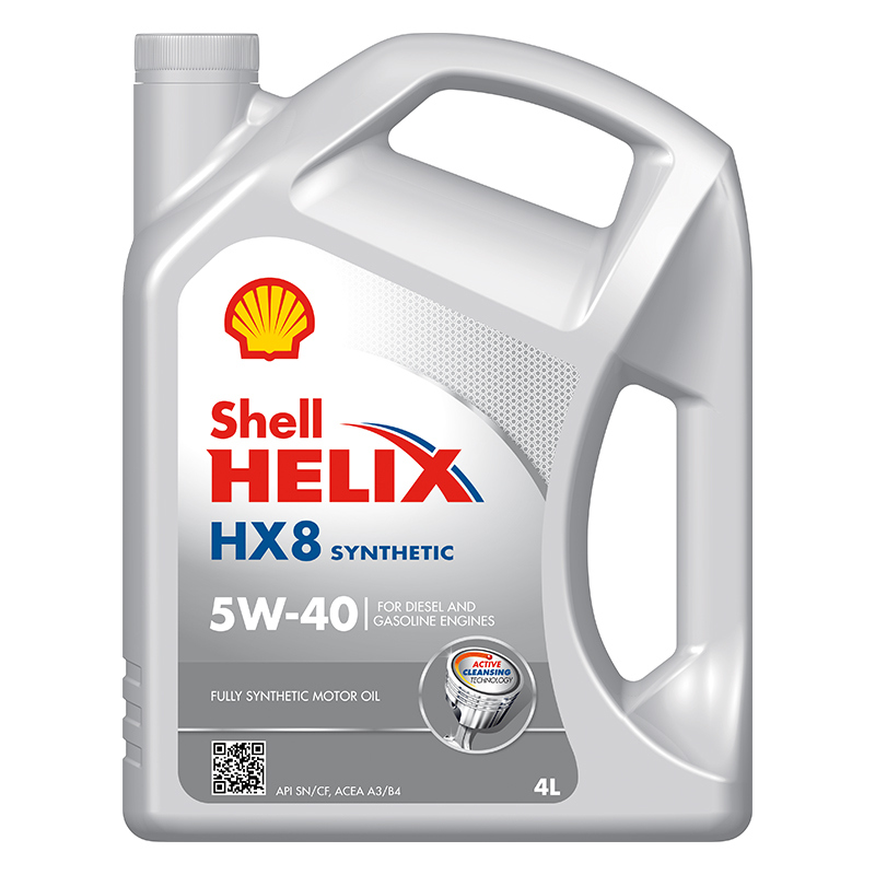 АВТОМАСЛА Моторное масло Shell Helix HX8 5W-40 4L